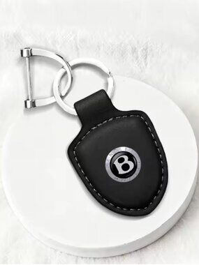 Leather Keychain for Bentley Continental GT/Bentayga/Flying Spur/Mulsanne B20